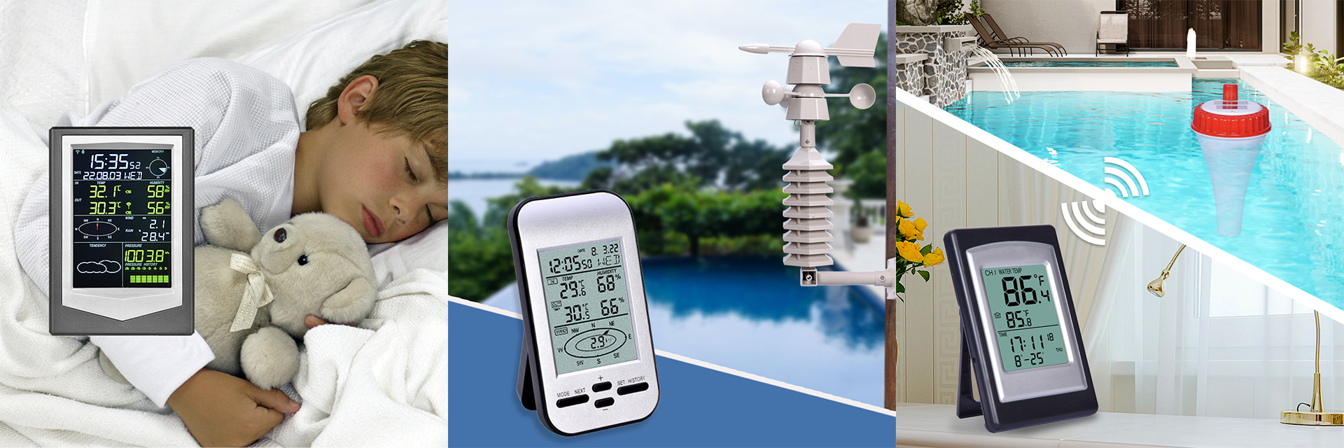 गुणवत्ता वायरलेस मौसम स्टेशन फैक्टरी